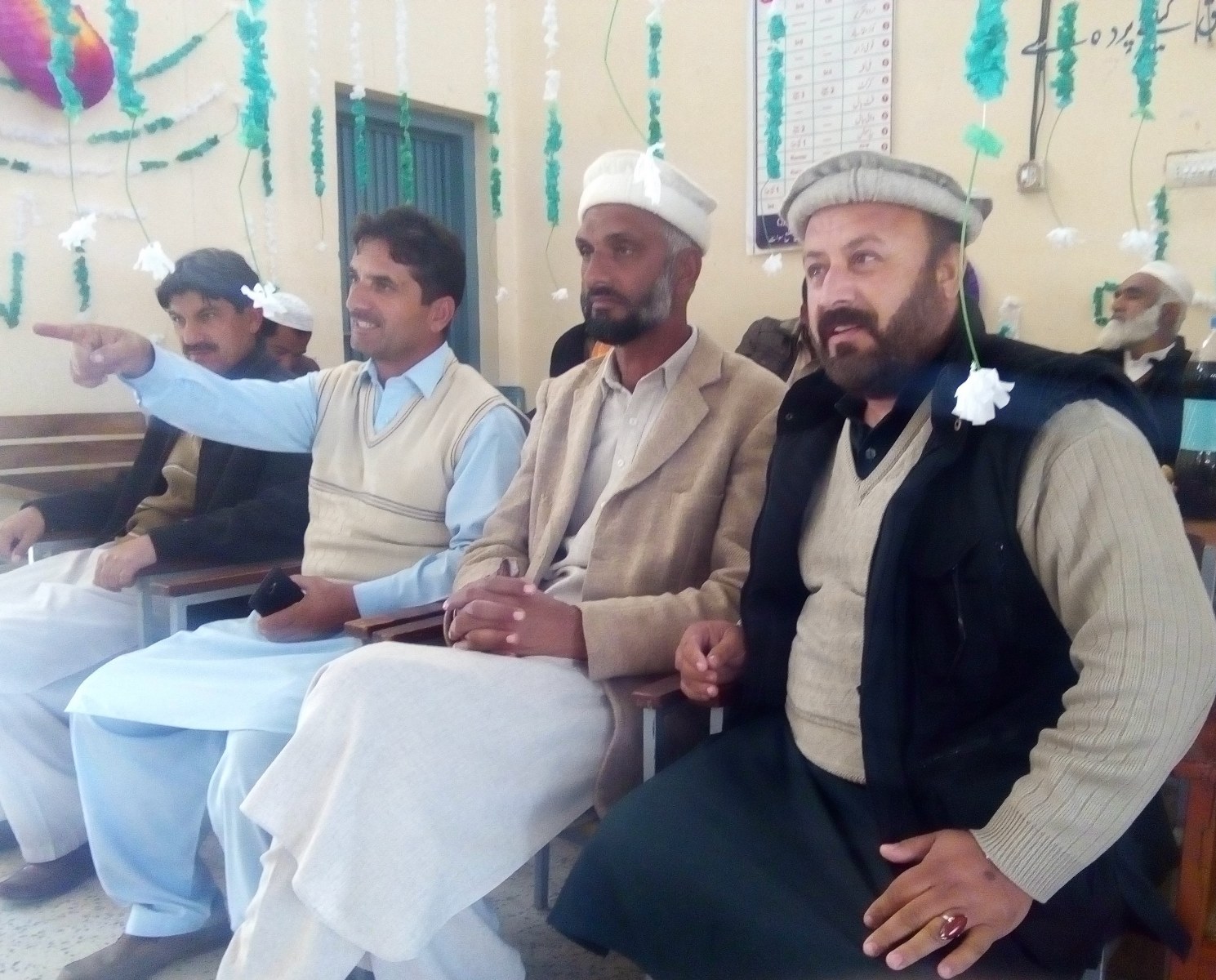 Students party for teachers